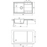Кухонная мойка LEMARK IMANDRA 840 шампань 9910036
