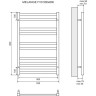 Полотенцесушитель водяной LEMARK MELANGE LM49810 П10 500x800