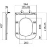 Сет: Инсталляция LEMARK PENEDA EXPERT + кнопка смыва BIT чёрный матовый + унитаз FLOREX чёрный матовый 100122236